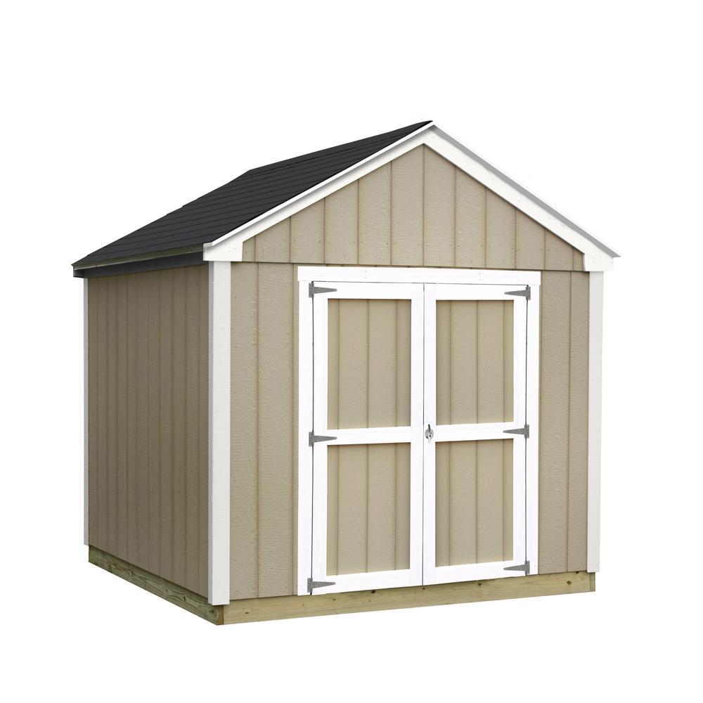 palram skylight™ 6 ft. x 8 ft. storage shed beige walls