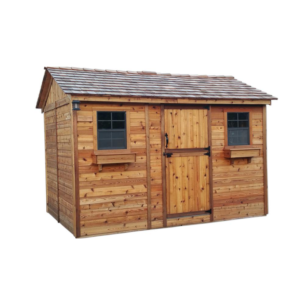 Outdoor Living Today Cabana CB128 Wooden 12 ft. x 8 ft. Ranch Shed