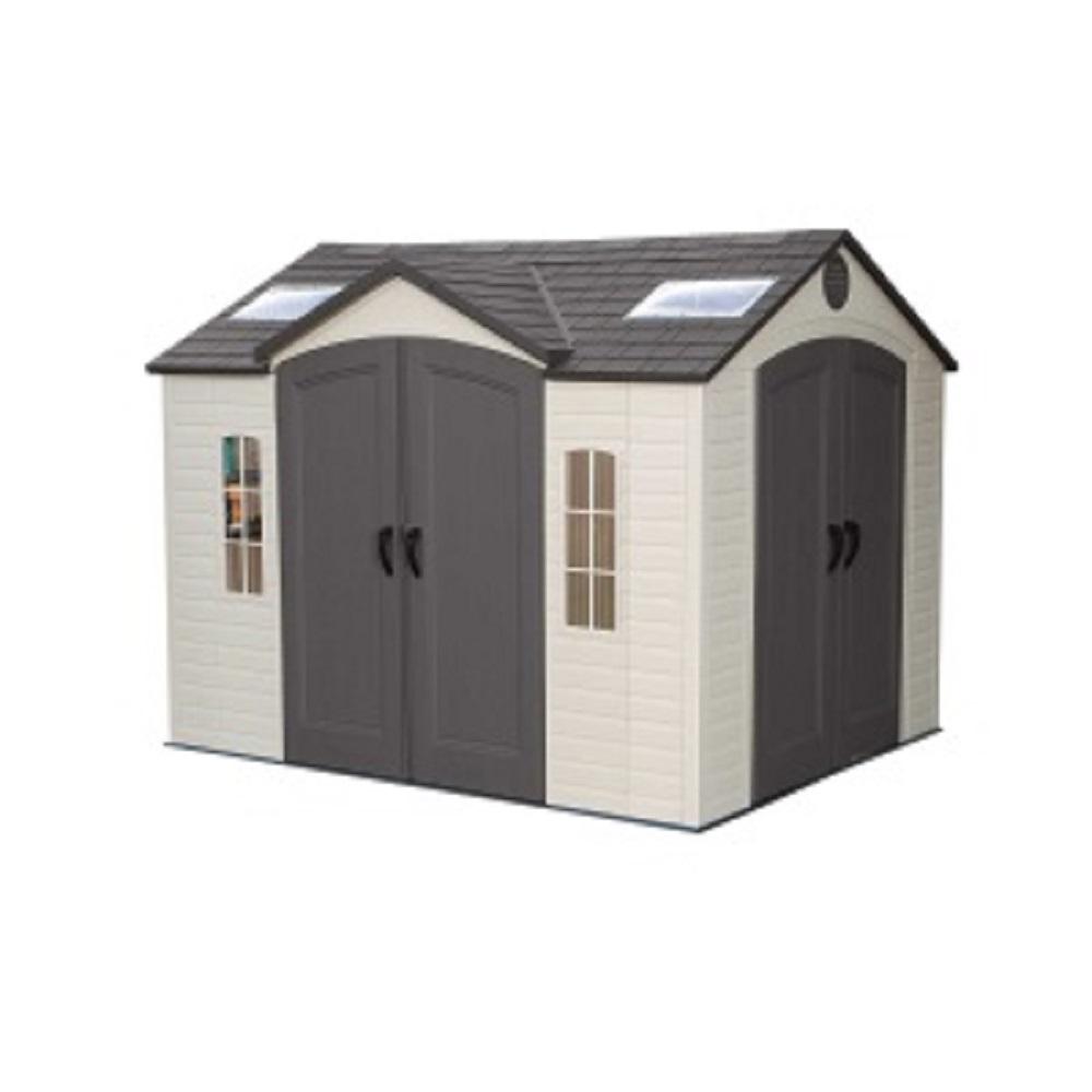 Lifetime 60001 Plastic 10 ft. x 8 ft. Garden Tool Shed The Shed Guide