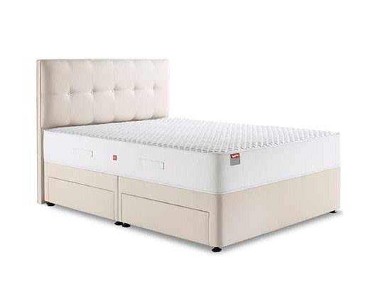 An image of Slumberland Affinity Firm Memory Foam 667 Firm Foundation Springs Mattress | Know Your Mattress 