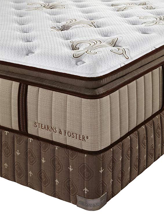 An image related to Stearns and Foster Estate Plush Pillow Top Queen-Size StabiLux Edge System 14.5-Inch Mattress