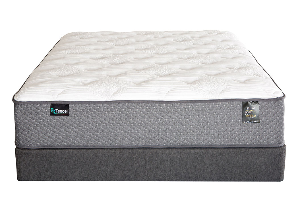 An image related to King Koil Plush Gel Memory Foam 858 Contour Elite Encased Coil System Mattress