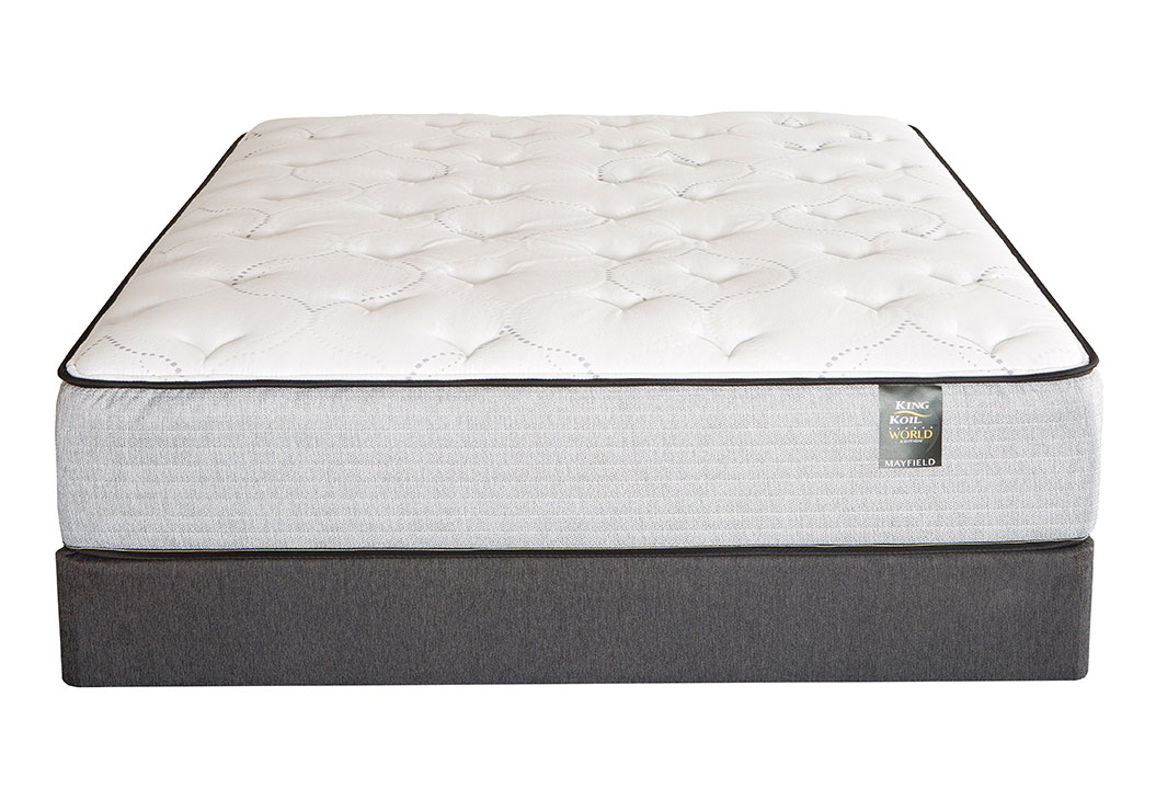 An image of King Koil World Edition Mayfield Plush Gel Memory Foam 630 Balanced Support Coil System Mattress