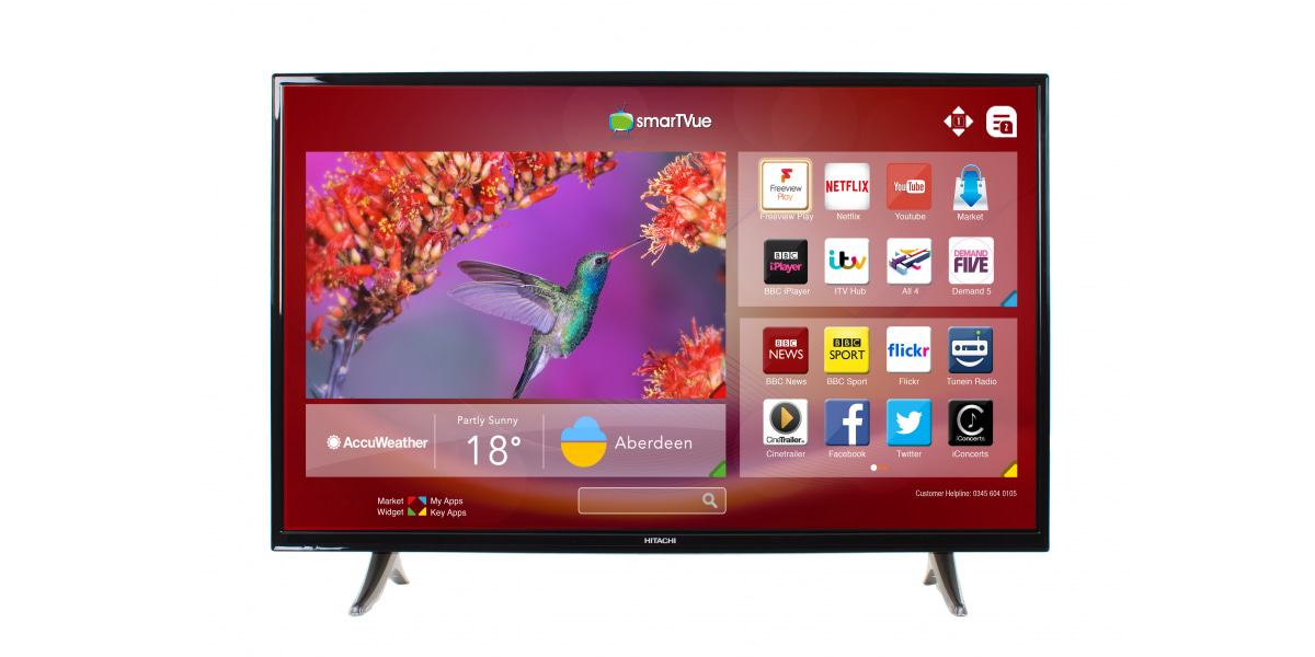 An image of Hitachi 32HB6T61U 32-Inch HD LED TV