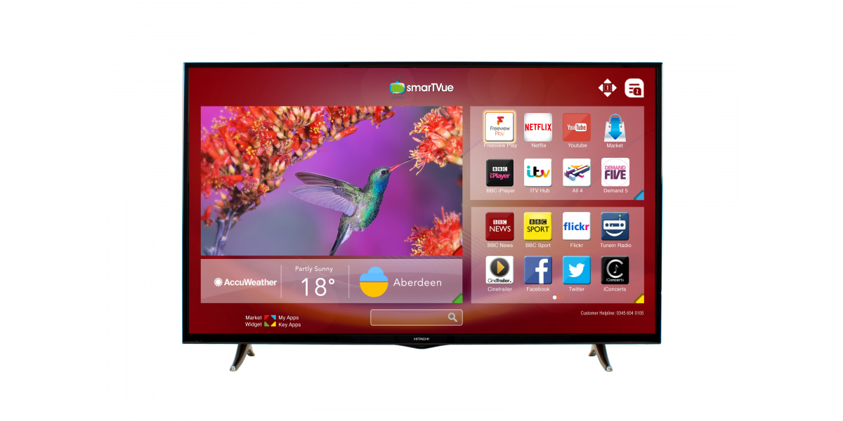 An image of Hitachi 50HB6T72U 48-Inch FHD LED TV