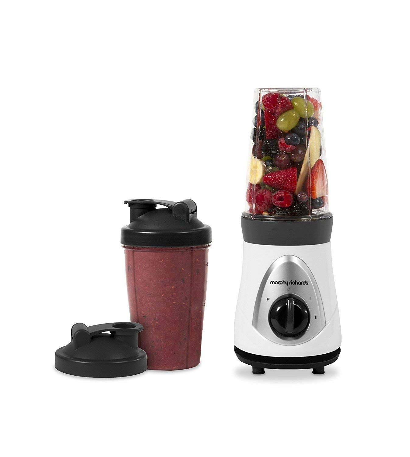 An image of Morphy Richards 403035 White and Black 2-Speed 300 W Blender