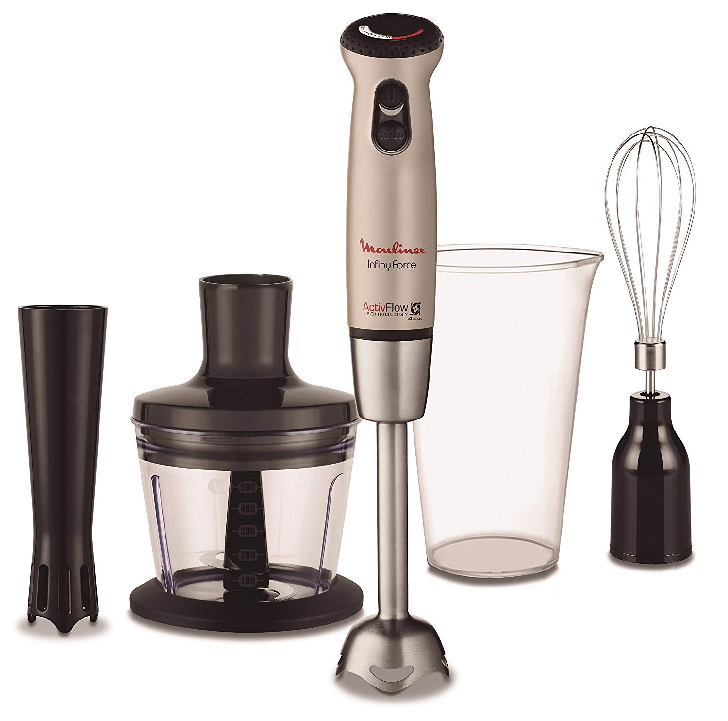 An image of Moulinex DD866A Champagne 20-Speed 700 W Immersion Blender