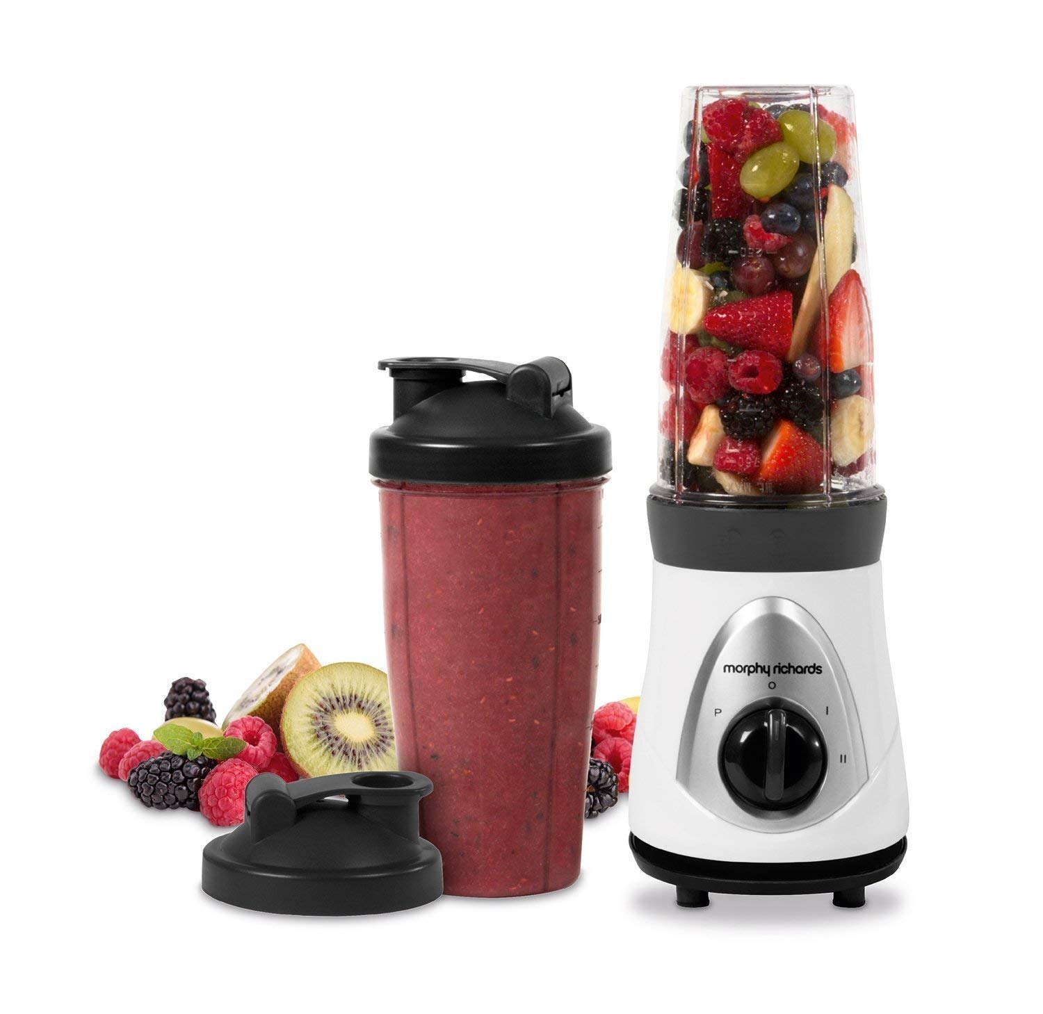 An image of Morphy Richards 403030 Gray 2-Speed 300 W Blender | Trusted Blenders 