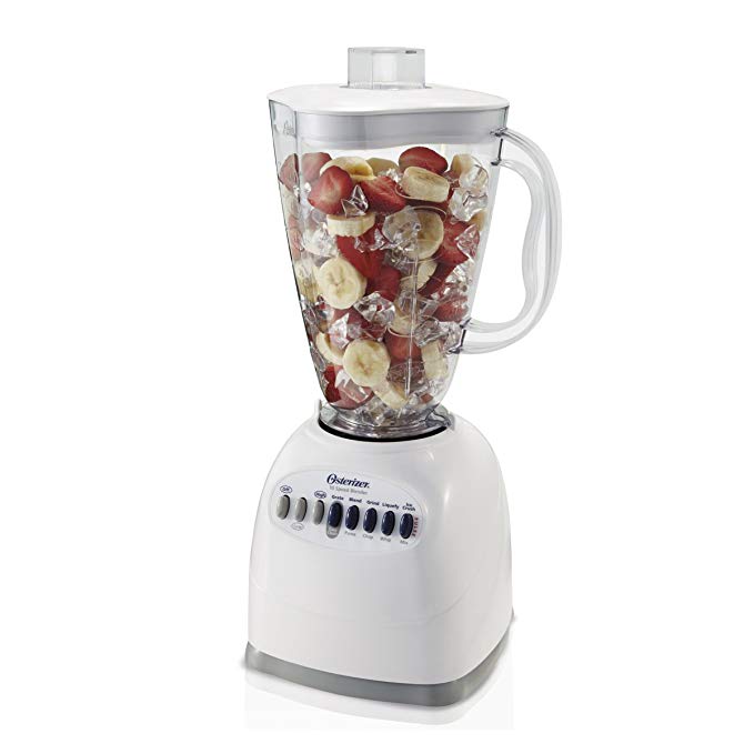 An image of Oster 6640-022-NP1 White 10-Speed 450 W Blender | Trusted Blenders 