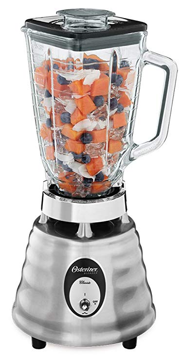 An image of Oster 004093-008-NP0 Chrome 2-Speed 600 W Blender | Trusted Blenders 