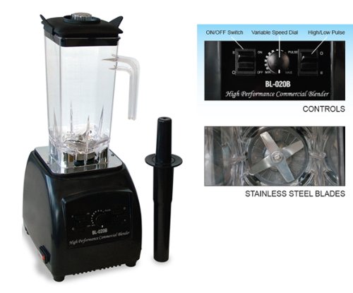 An image of Omcan Food Machinery BL-020B Variable Speed Dial Blender | Trusted Blenders 