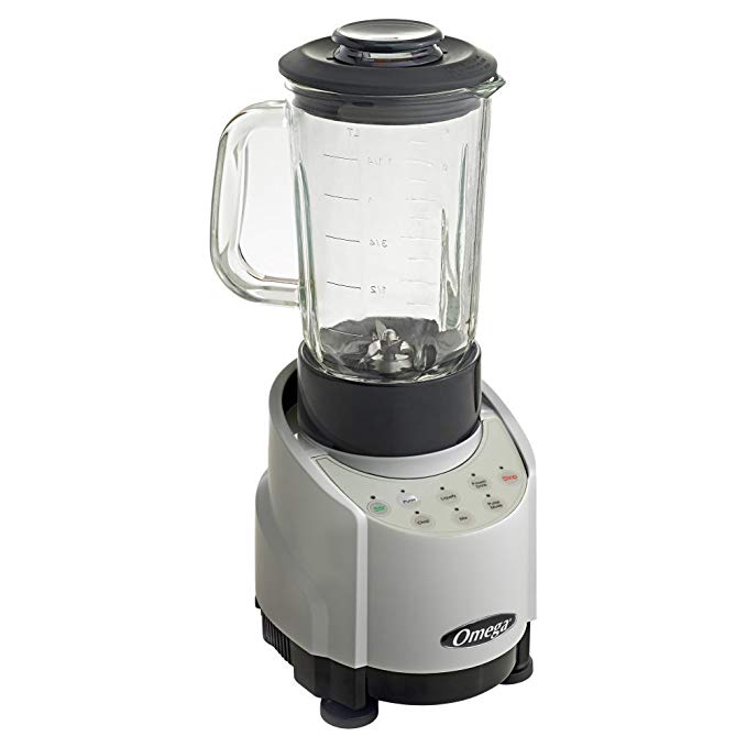 An image of Omega SLK100GS Silver 5-Speed Blender | Trusted Blenders 