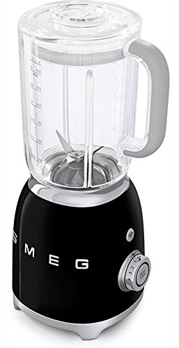 An image of Smeg Retro Style Aesthetic 2 Slice Toaster Silver 4-Speed 600 W Blender