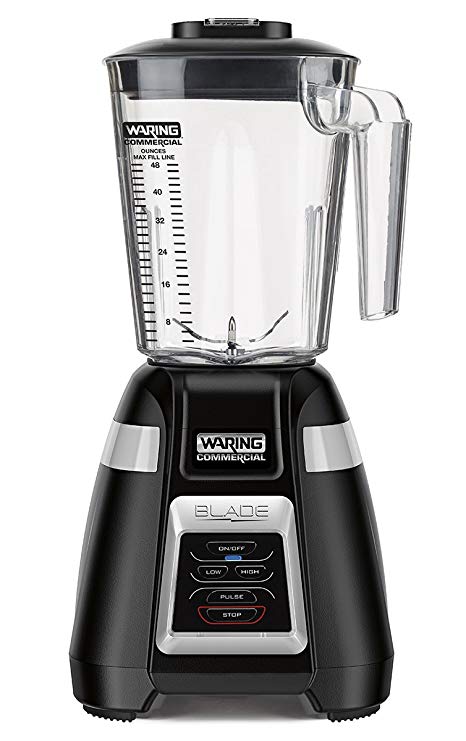 An image of Waring Commercial BB320 Black 2-Speed Blender