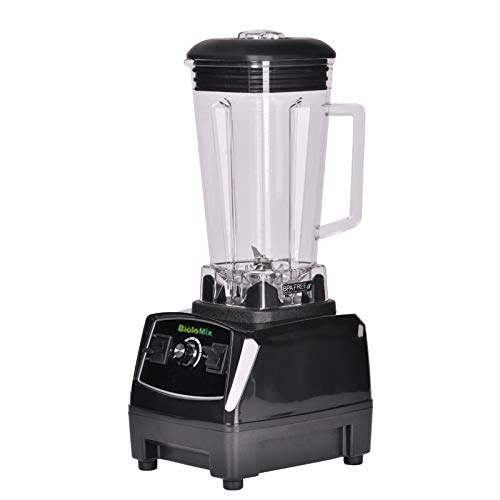 An image of Biolomix Black Variable Speed Dial 2200 W Blender | Trusted Blenders 