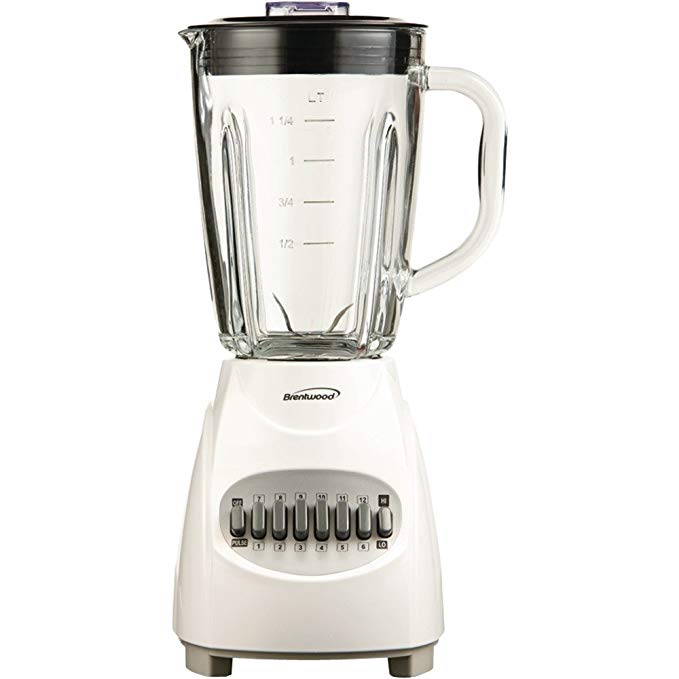 An image of Brentwood White 12-Speed 350 W Blender