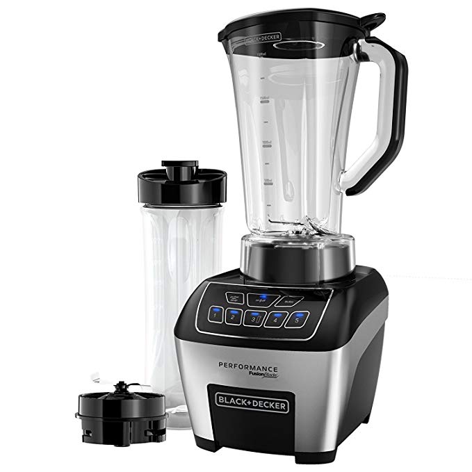 An image of Black & Decker BL6010 Black 5-Speed 1100 W Blender | Trusted Blenders 