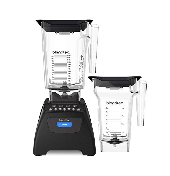 An image of Blendtec C575A2301A-AMAZON Black 5-Speed Baby Food Professional Blender | Trusted Blenders 