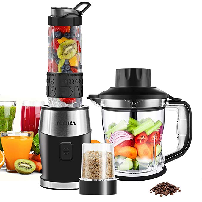 An image of Fochea Black 700 W Smoothie Blender | Trusted Blenders 