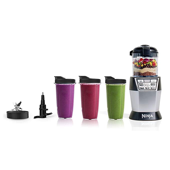 An image of SharkNinja NN100A Chrome 1200 W Blender | Trusted Blenders 