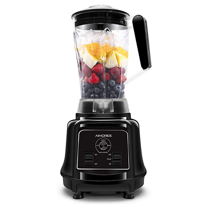 An image related to Aimores AS-UP970 Dark Black Variable Speed Dial Professional Blender