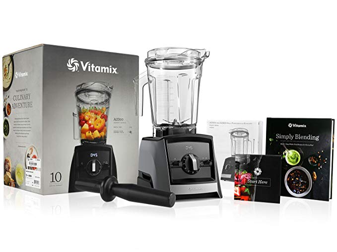 An image of Vitamix A2300 Slate Variable Speed Dial Blender | Trusted Blenders 