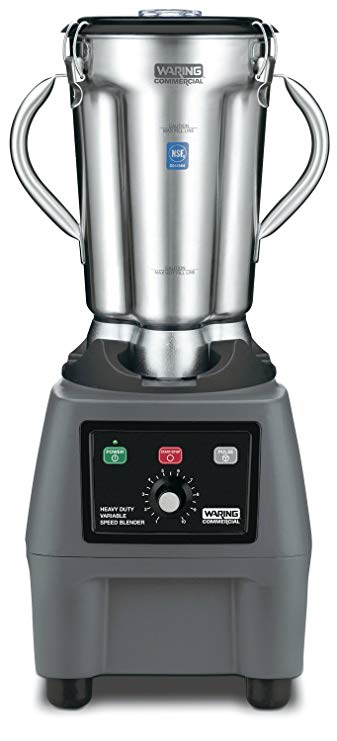 An image of Waring Commercial CB15V Black Variable Speed Dial 1800 W Blender