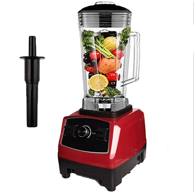 An image of JustBuy Red Variable Speed Dial 2200 W Blender