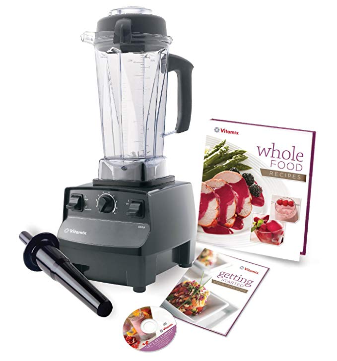 An image of Vitamix 5200 Black Variable Speed Dial Blender | Trusted Blenders 