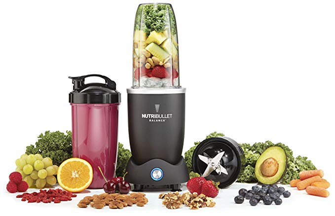 An image of NutriBullet N12S-0901 Black 1200 W Personal Blender