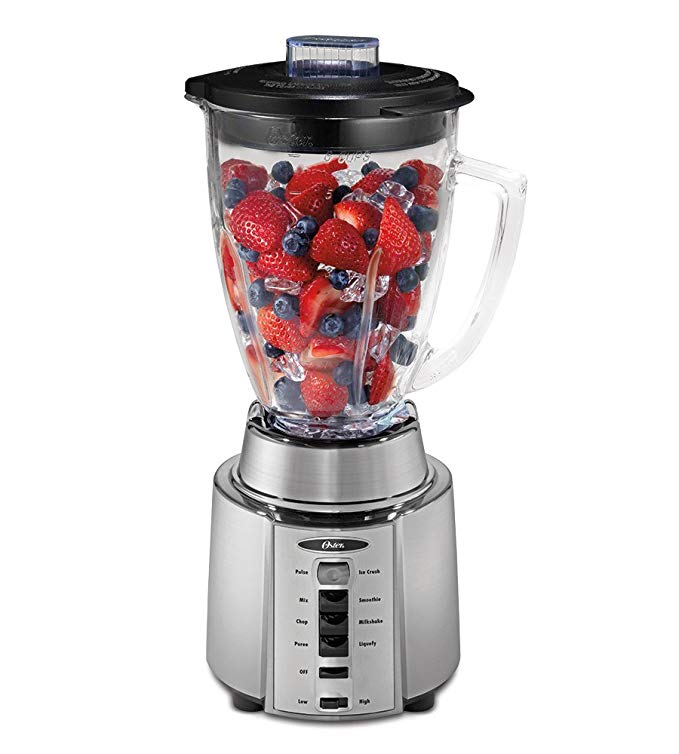 An image of Oster BCCG08-C00-NP0 Chrome 8-Speed 700 W Blender | Trusted Blenders 