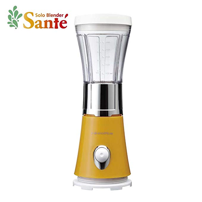 An image of Recolte RSB-2 (YE) Yellow 125 W Personal Blender | Trusted Blenders 