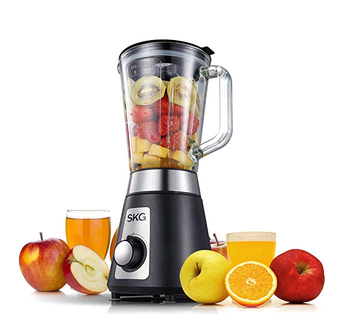 An image of SKG SKG1290 Black 2-Speed 500 W Personal Blender