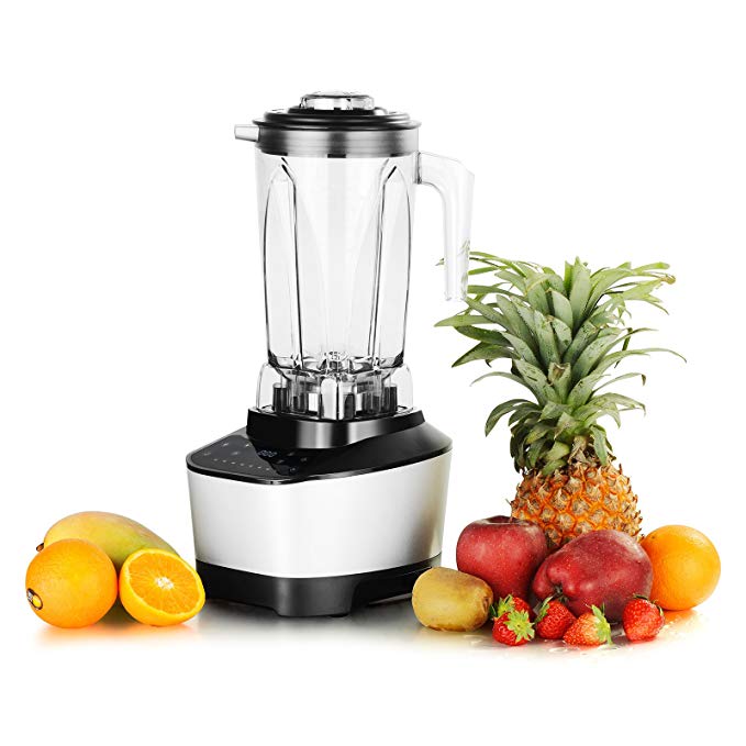 An image related to SUNCOO Black and Silver 1500 W Blender for Smoothies