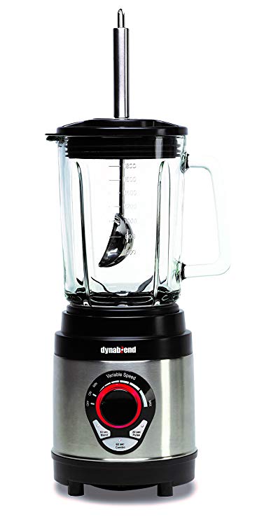 An image of Tribest DB-850G-A Black Variable Speed Dial Blender | Trusted Blenders 