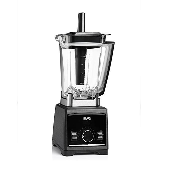 An image of Alfawise Black Variable Speed Dial 1450 W Baby Food Professional Blender