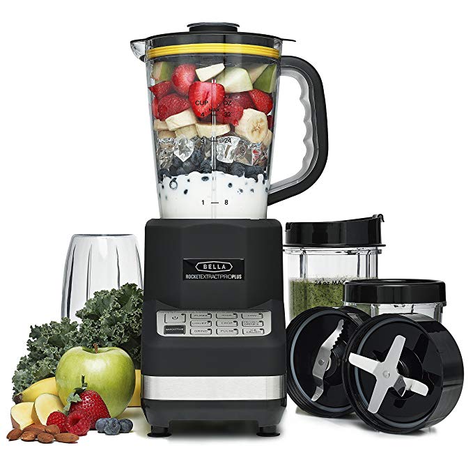 An image of BELLA BLA14285 Black 700 W Baby Food Blender