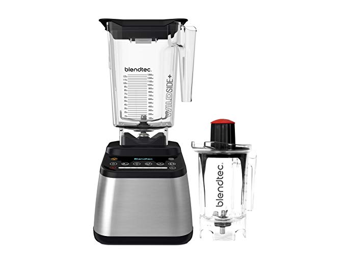 An image of Blendtec D725C3216A1A-AMAZON Stainless Steel 100-Speed Baby Food Blender | Trusted Blenders 