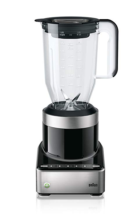 An image of Braun JB7130BK Black 5-Speed Blender | Trusted Blenders 