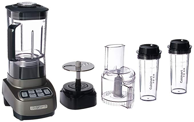 An image of Cuisinart BFP-650GM Gunmetal 2-Speed 1 W Blender | Trusted Blenders 