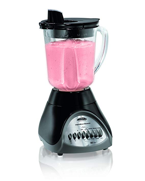 An image of Hamilton Beach 50246 Black 10-Speed 550 W Blender | Trusted Blenders 