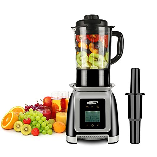 An image of Juschef Black 9-Speed Baby Food Professional Blender | Trusted Blenders 