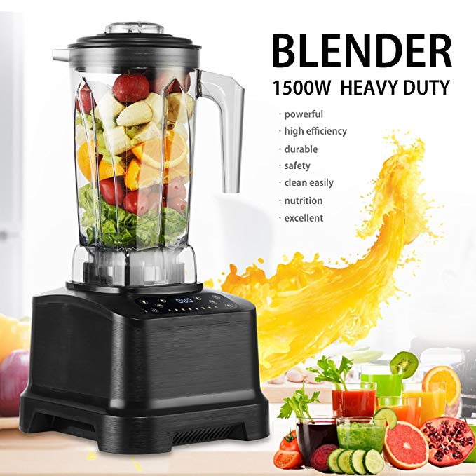 An image of KUPPET KPT200 Black 6-Speed 1500 W Baby Food Professional Blender | Trusted Blenders 