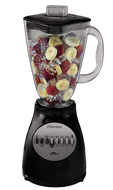 An image of Oster 006629-BK0-000 Black 10-Speed 450 W Blender | Trusted Blenders 