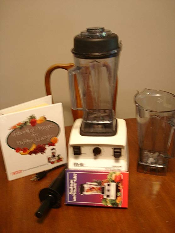 An image of Vitamix LBL472 White Variable Speed Dial Blender