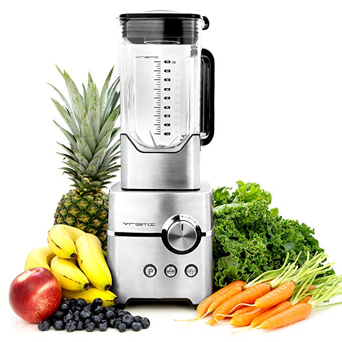 An image of Vremi VR0006 Chrome 1400 W Blender | Trusted Blenders 