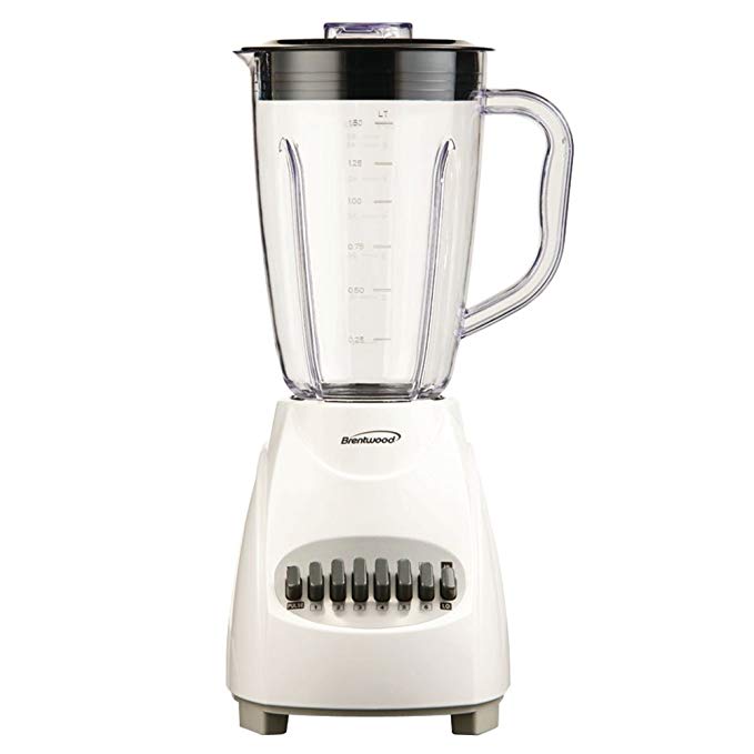 An image of Brentwood AMZ: JB-220W White 12-Speed 350 W Blender