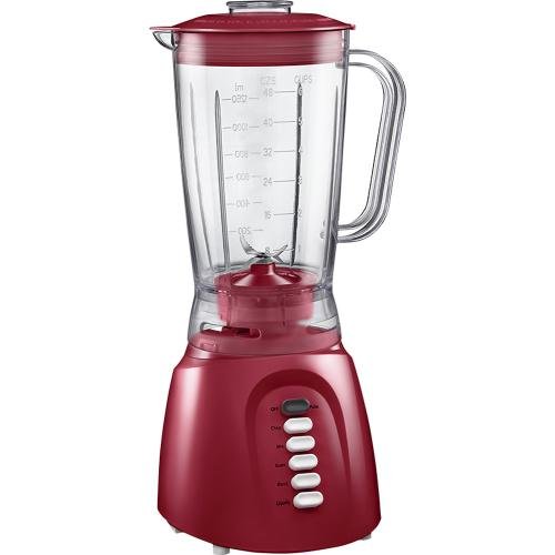 An image of Insignia NS-BL01-R Red 5-Speed Blender | Trusted Blenders 