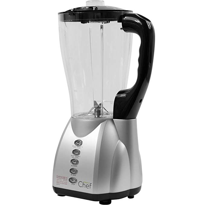 An image of Soup-A-Chef 72-4818 Silver Blender | Trusted Blenders 