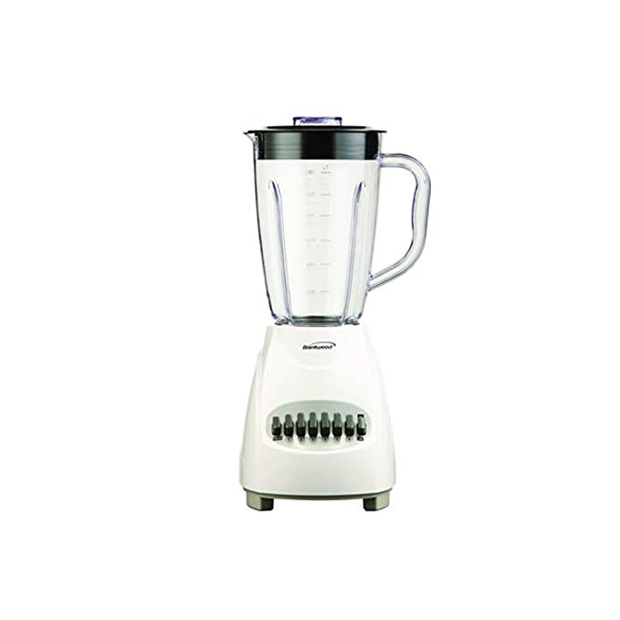 An image of Brentwood 615-JB-220W White 12-Speed 220 W Blender | Trusted Blenders 